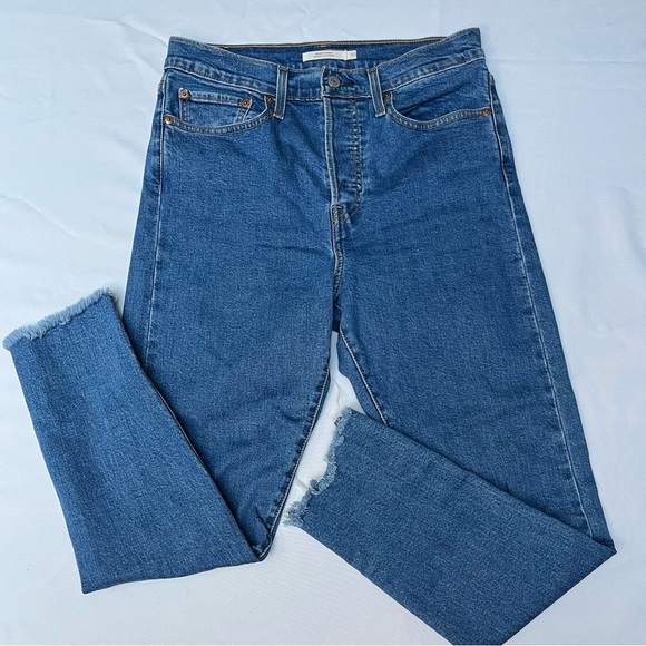 Levi’s Wedgie Skinny Denim Jeans Size 30 - Picture 12 of 13